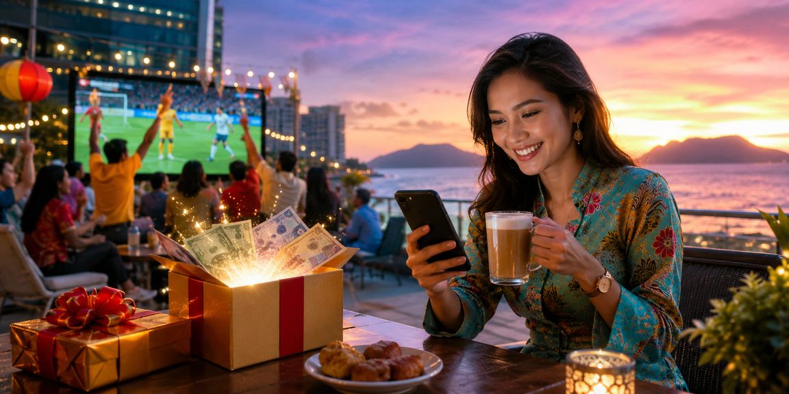 Pengguna Kota Kinabalu menikmati pertaruhan bola sepak di lotto88