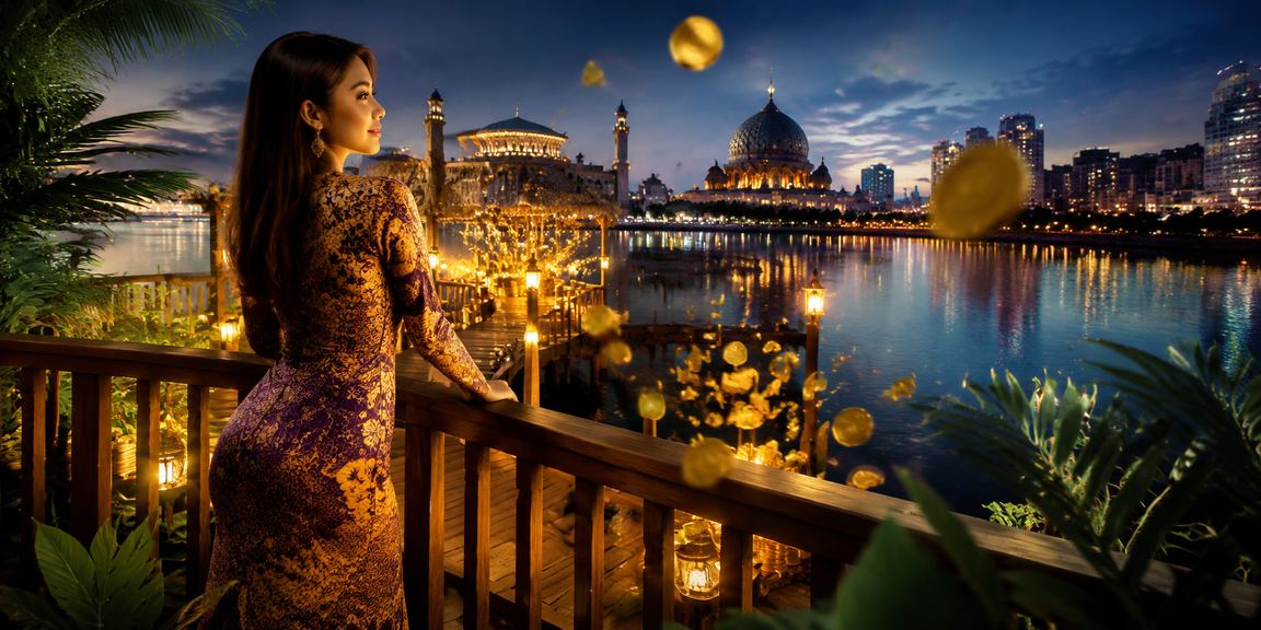 Suasana hiburan kasino lotto88 dengan elemen batik di Putrajaya